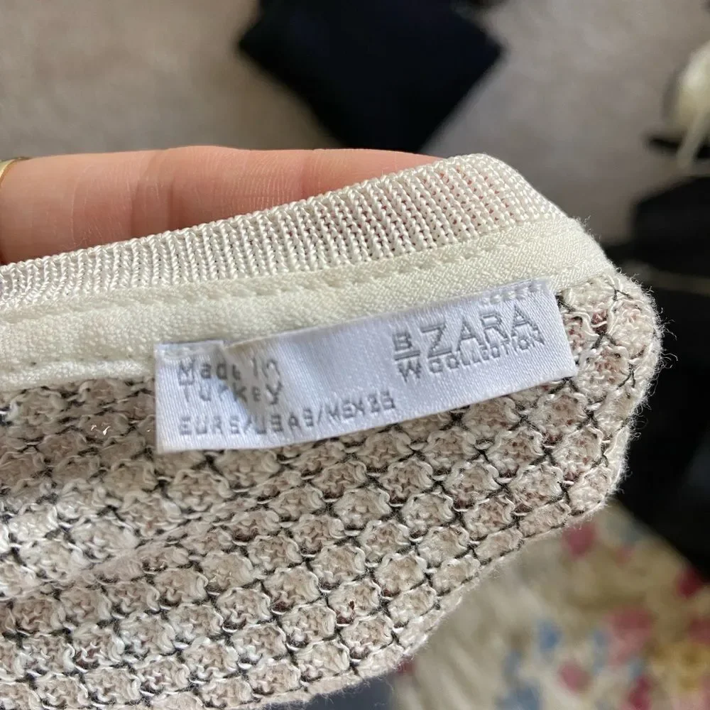 Zara Oatmeal Long Sleeve Top
